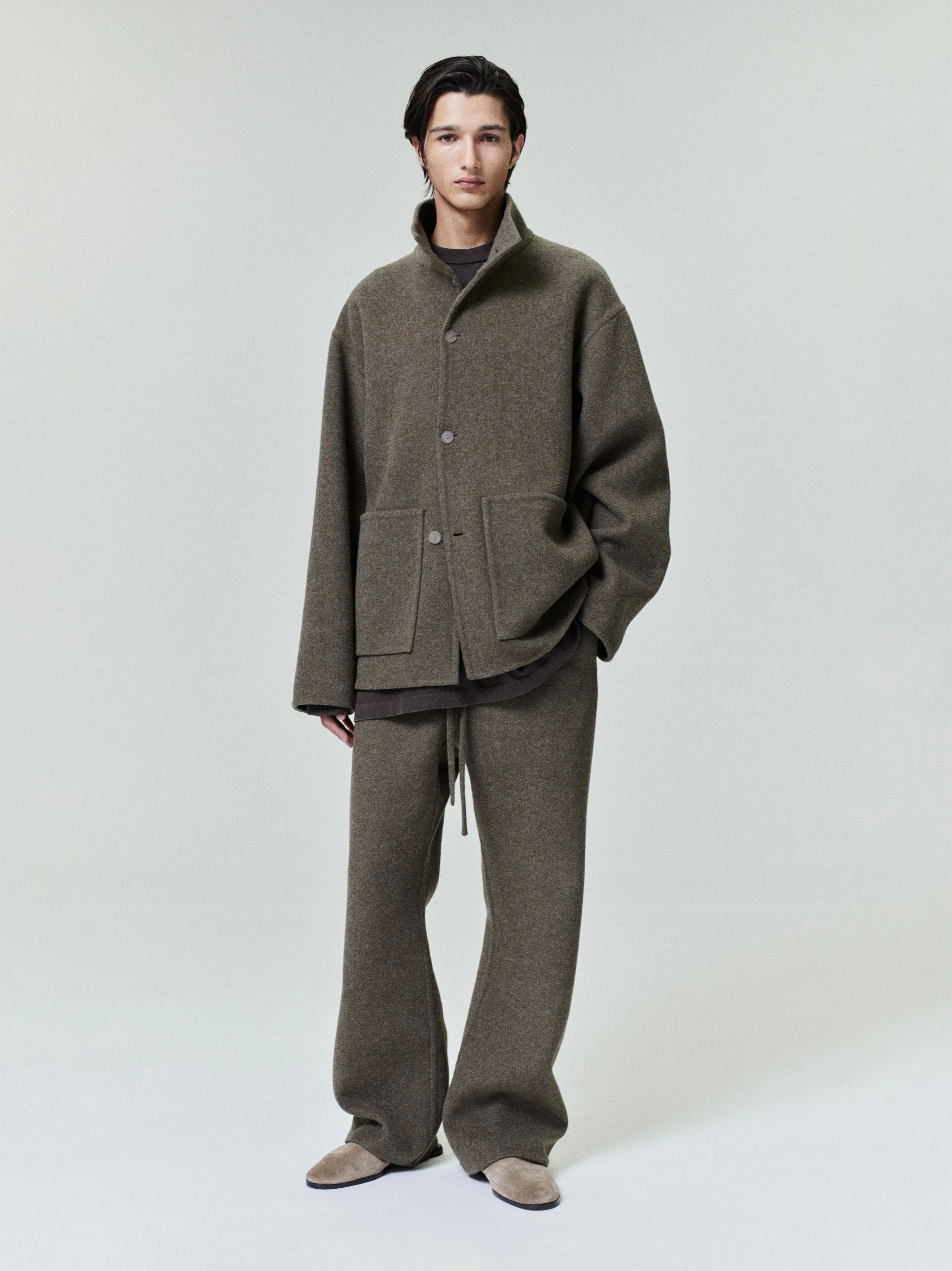 Double Face Wool Cashmere Sport Jacket