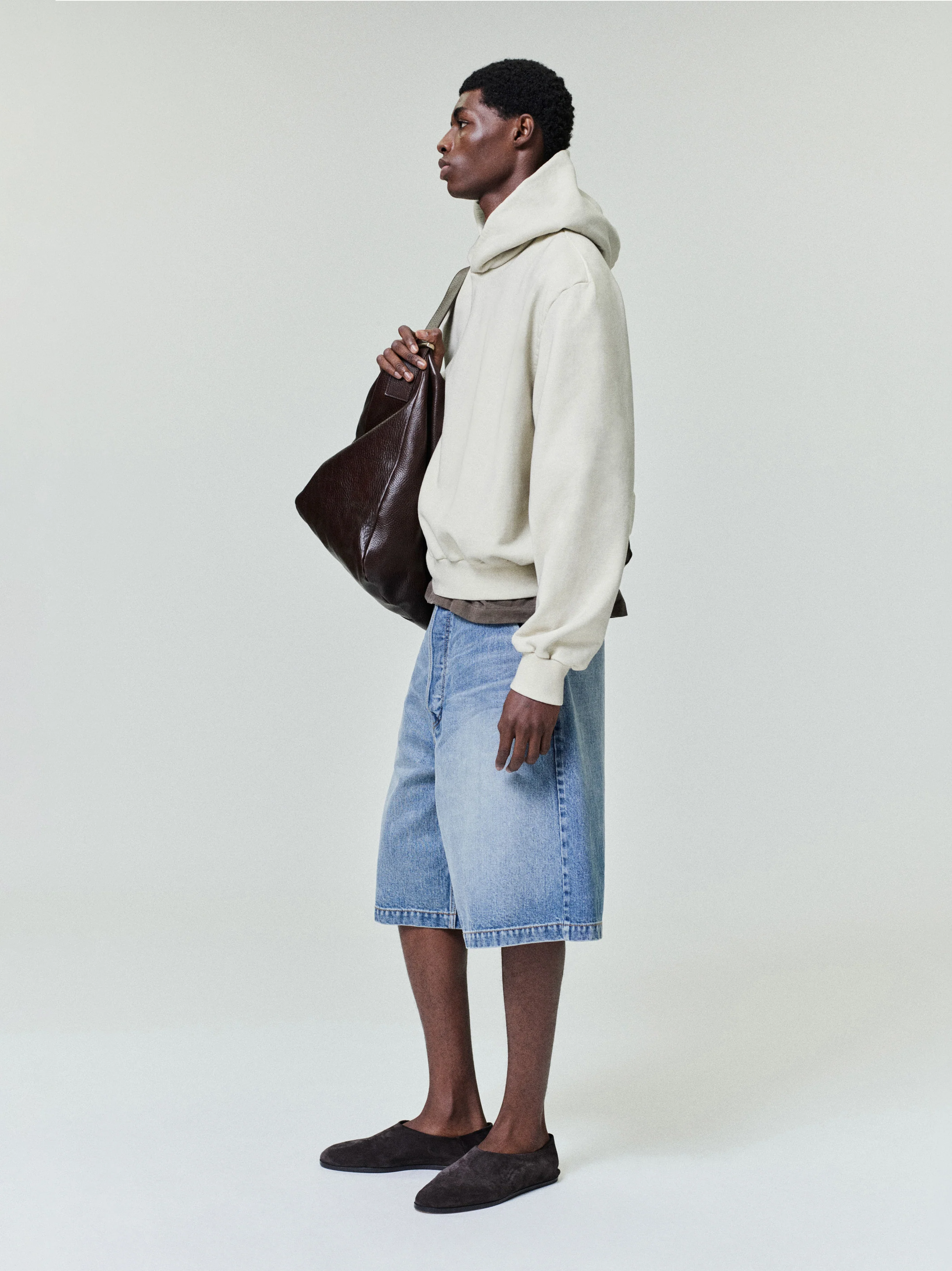 Denim Utility Shorts