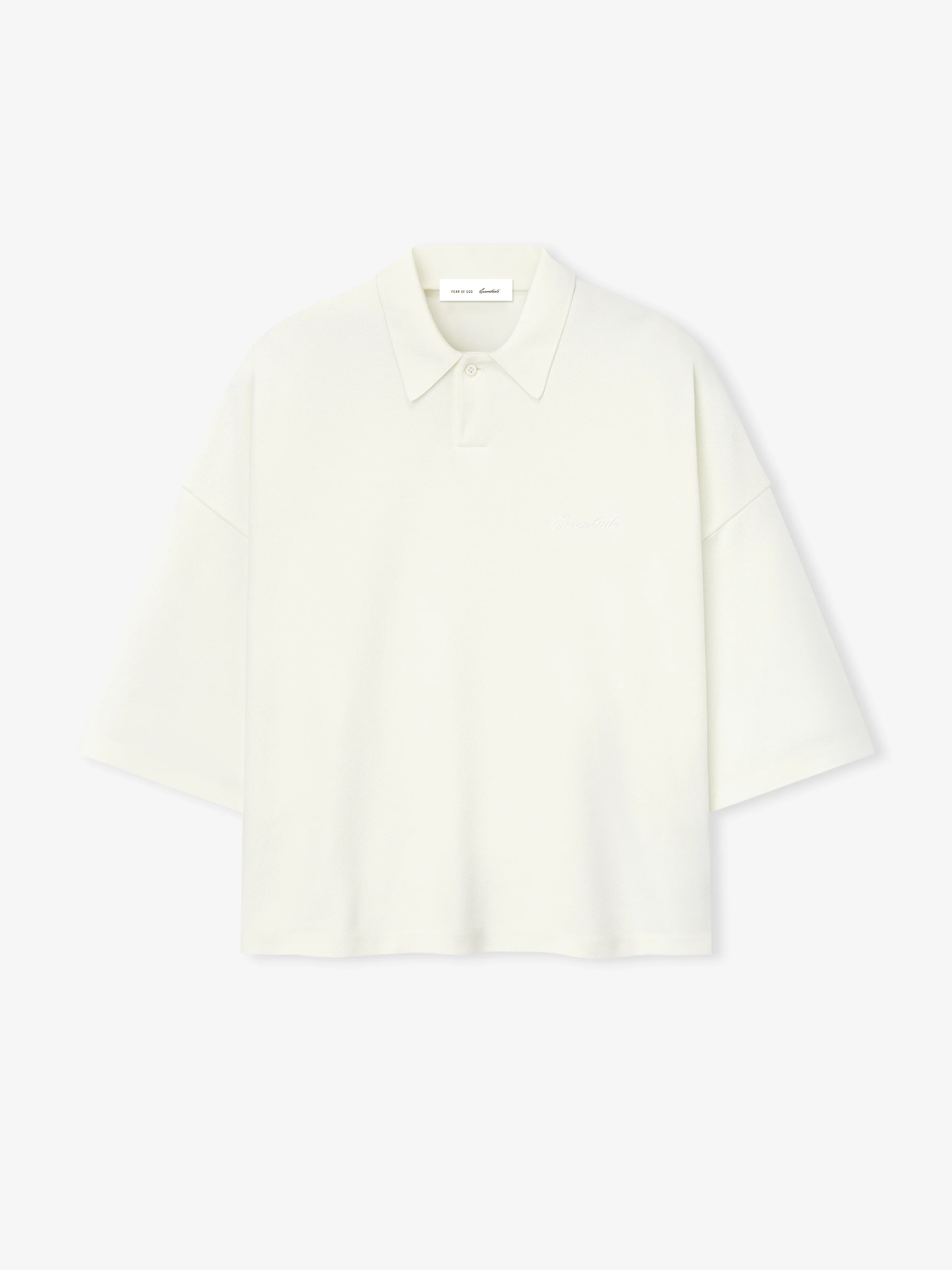 Pique Signature 90s Cropped Polo