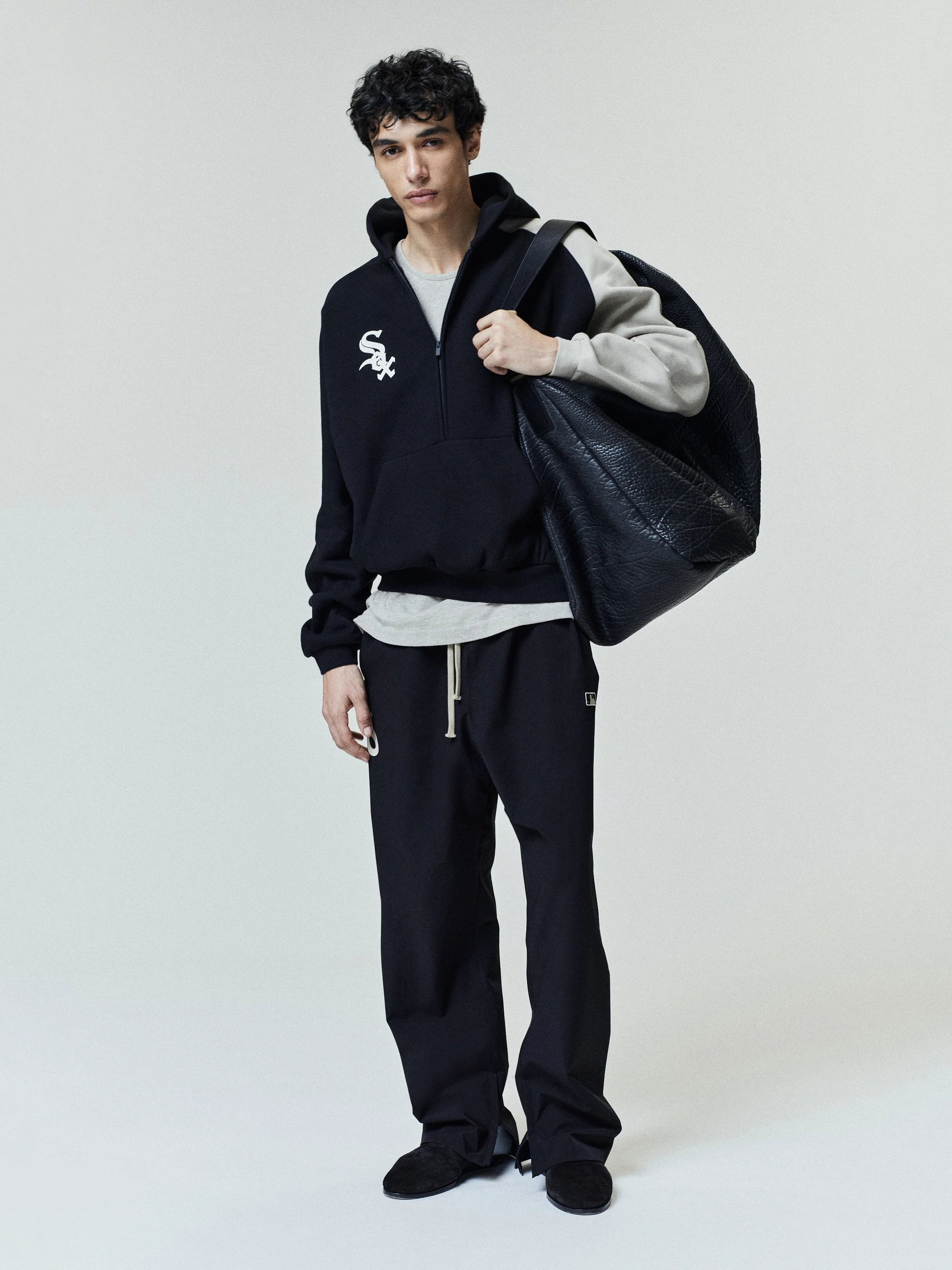 White Sox Raglan Half Zip Sport Hoodie