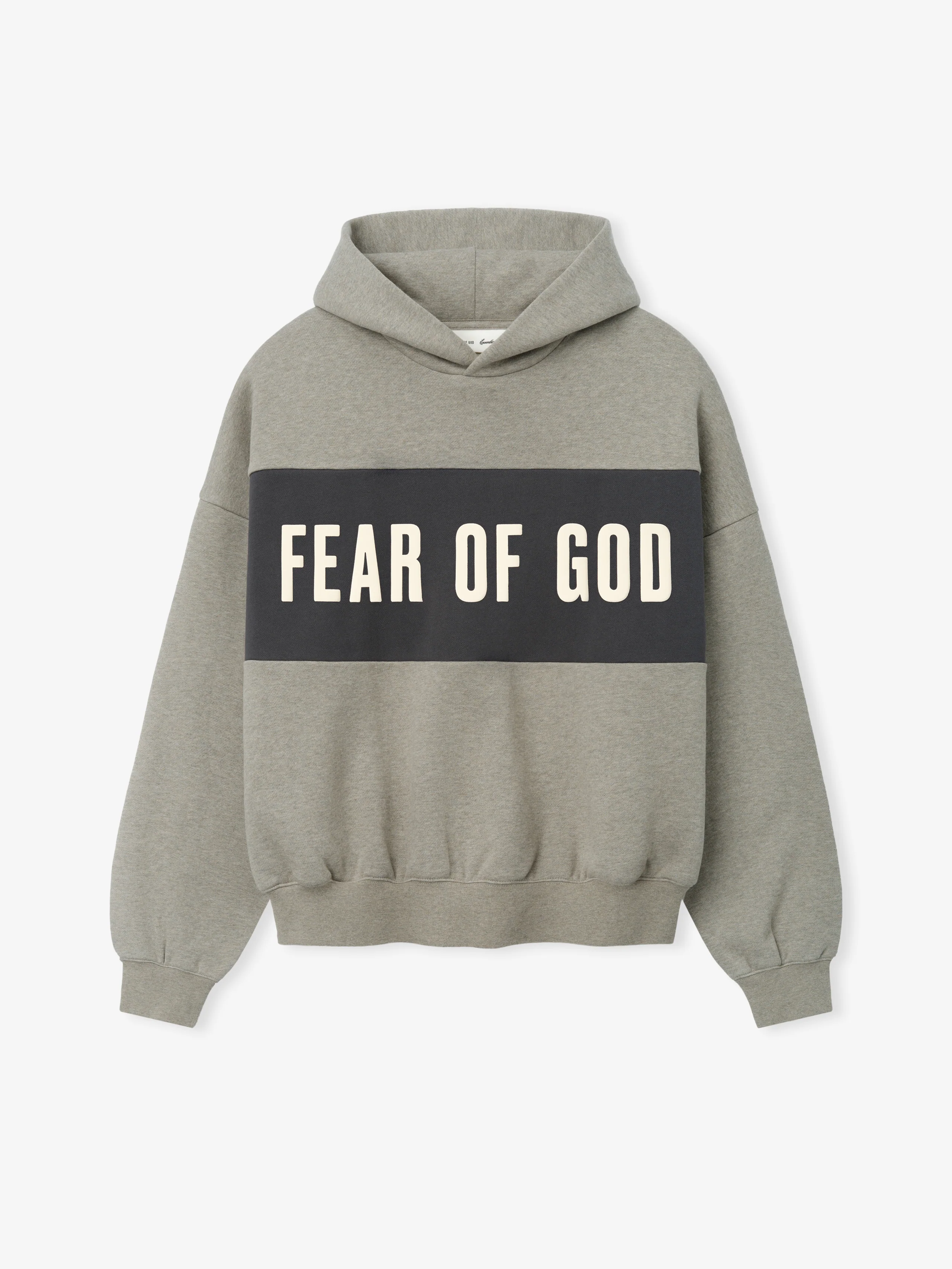 Cropped Relaxed Panelled Hoodie